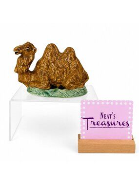Vintage 70's Atlantic Mold SITTING CAMEL Hand Painted Ceramic Nativity Figurine